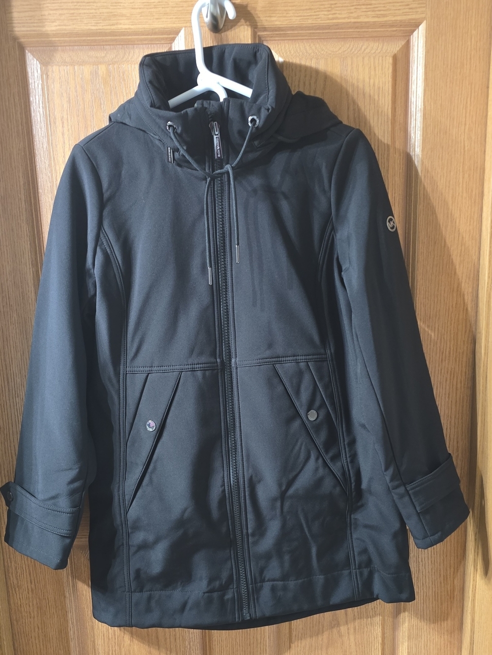 Michael Kors - Women's Black Hooded Softshell Jacket